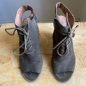 Qupid Heels Dark Tan 9